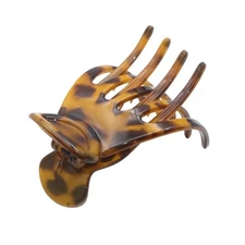 Parcelona French Basic Curved Paw Medium 3 1/4” Savana Brown Celluloid Sid