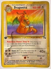 1st Edition Dragonite Non Holo Rare 19/62 Extremely HP/DMG Pokémon TCG