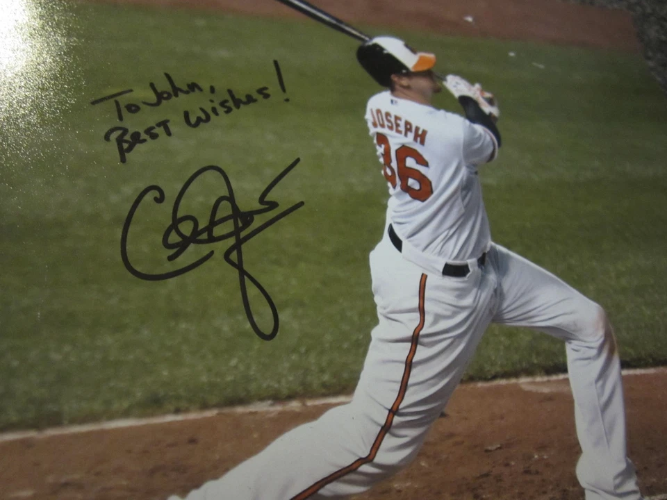 Baltimore Orioles Signed 8 X 10 Photo - Caleb Joseph - Image 2 of 3