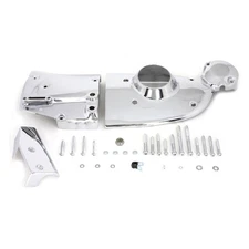 V-Twin Manufacturing Chrome Cam and Sprocket Cover Kit - 42-0650