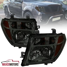 Smoke Fits 2005-2008 Frontier 05-07 Pathfinder Headlights Signal Headlamps