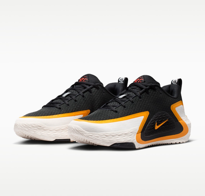 Nike Black Slip-On Trainer with Orange Accents Nike Women main image 2