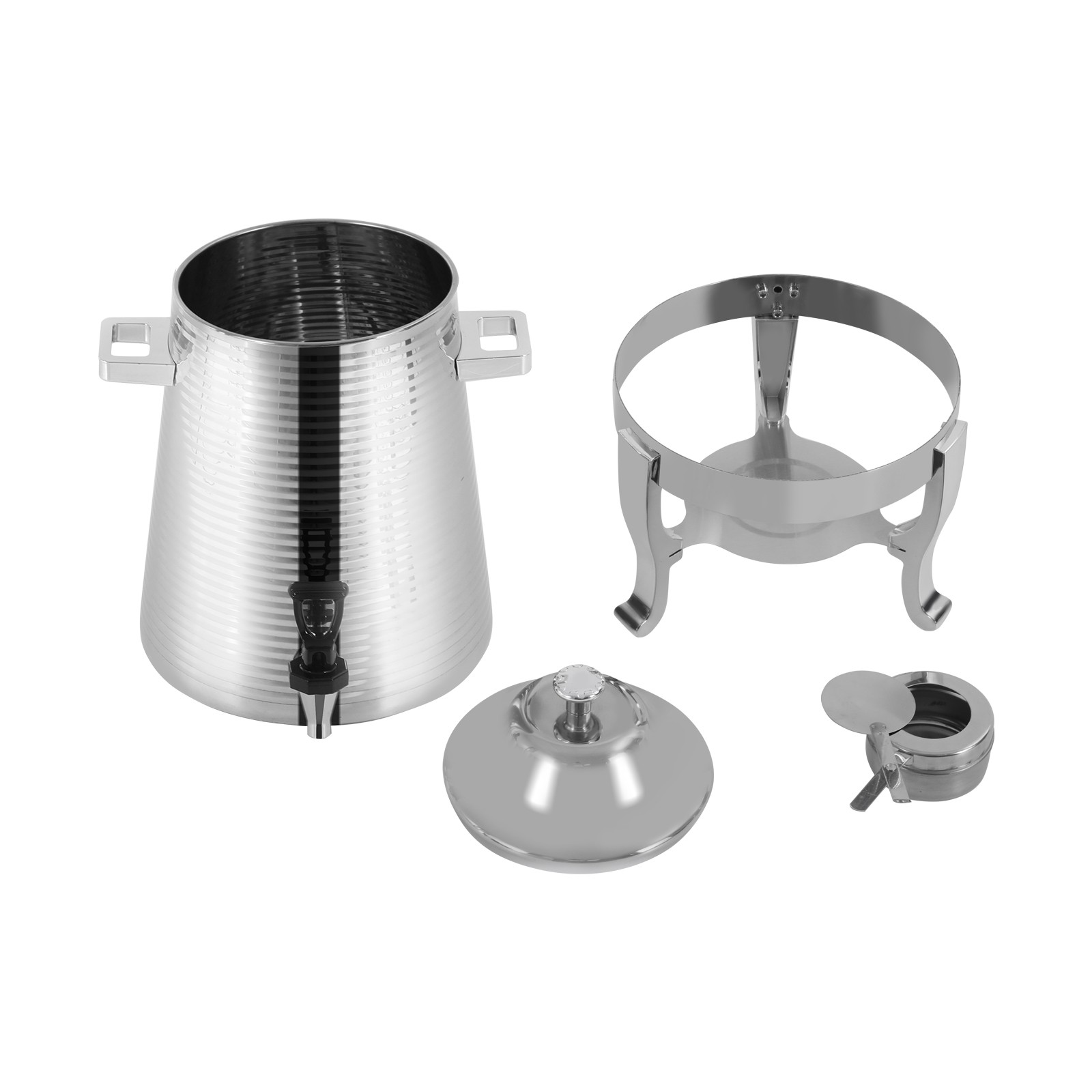 Beverage Dispenser Hot Drink Dispenser Coffee Dispenser with Stand & Fuel Holder