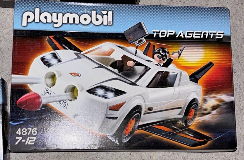 Playmobil Top Agents Auto Fahrzeug Set 4876 Alter 8-11 Jahre