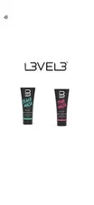 Level3 L3vel3 Black or Pink Peel-Off Mask Masque; Pore Cleansing & Purifying