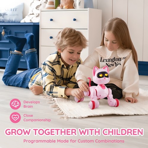 VEVOR Robot RC Jouet Chat Enfant Parlant Dansant Tactile Télécommande Programme - Photo 5/12