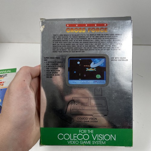 🔥SUPER CROSS FORCE (COLECOVISION Coleco) Complete In Box CIB W Manual RARE🔥 - Picture 11 of 11