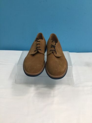 Austin Heiter Tan Suede Lace-Up Dress Shoes Size 10.5 For Men
