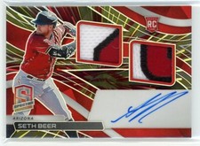 2022 Panini Spectra Seth Beer #RDJA-SB Dual Patch RC Auto  /25