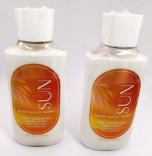 Bath Body Works In The Sun Body Lotion Daily Nourishing 8 oz 2 Pk Lot of 2