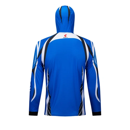 Hombres Pesca Camisas con Capucha Protector Solar Ropa Camisa Secado Rápido Manga Larga Abrigo - Imagen 9 de 30