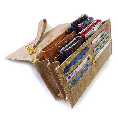 Men’s Faux Leather Clutch Bag – Wrist Wallet Hand Purse, Made In Korea