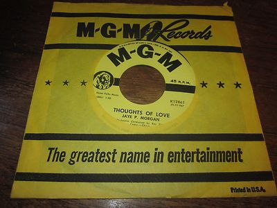 JAYE P. MORGAN THOUGHTS OF LOVE 45 RARE NORTHERN SOUL POPCORN UNUSED STORE STOCK