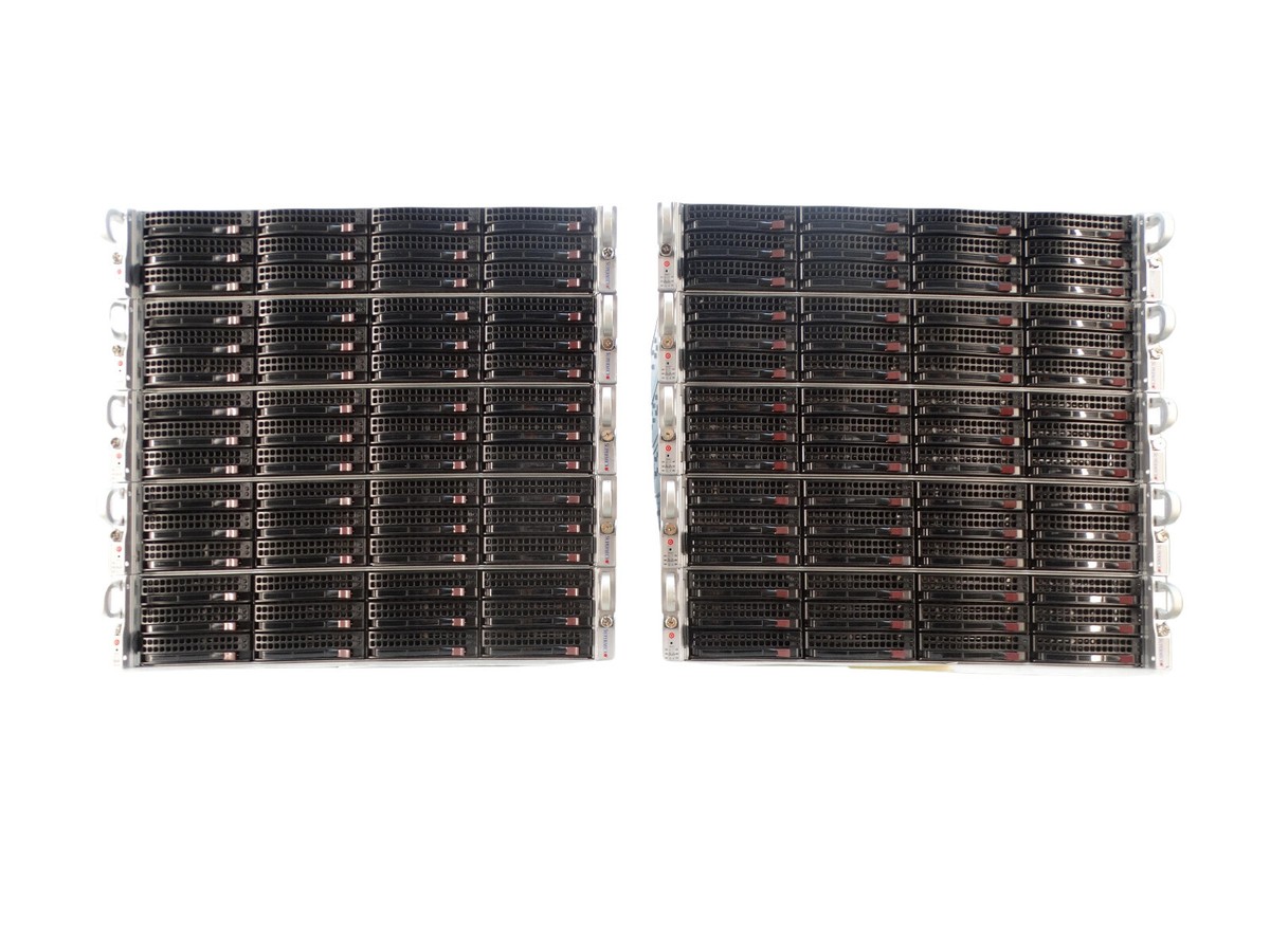 Lot of 10 SuperMicro 6028U-TR4T+ 2U Barebone SuperServer w/ X10DRU