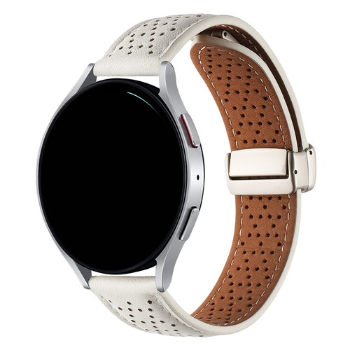Uhrenarmband Für Samsung Galaxy Watch Ultra 47 Mm Klassisches Lederarmband : - Picture 5 of 18
