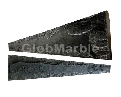 1 Concrete Cement Granite Rough Stone Step Liner Edge Form Mold 3.5/" x 8ft New