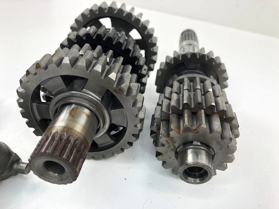 04 Honda CRF250 CRF 250 Motor Transmisión Caja de cambios Eje de cambio 04-09 Foto 3 de 4