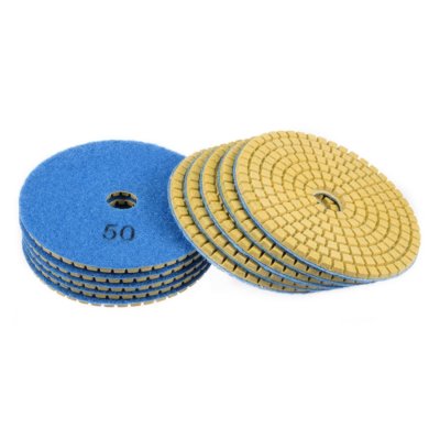 4'' Diamond Polishing sanding grinding pad Grit 30 (52 PIECES) terrazzo concrete 