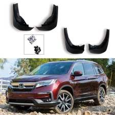 4PCS Front & Rear Splash Mud Flap Guard Fit 2019-2022 Honda Pilot 2019+ Passport