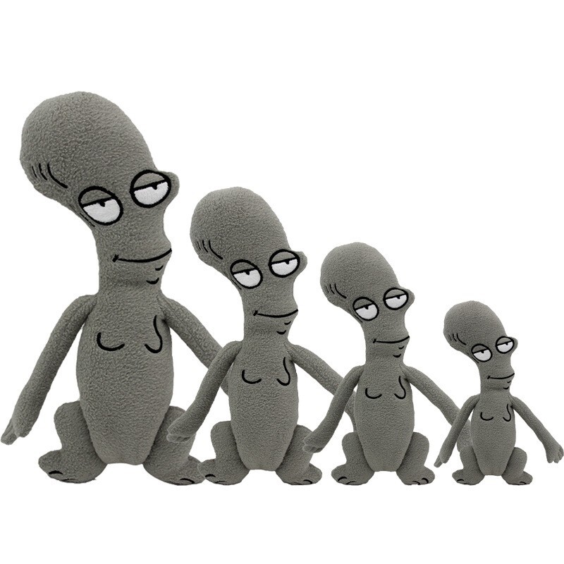 9.8in Roger the Alien Plush Doll Cartoon American Dad Figure Collection Doll Toy