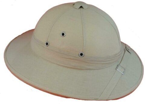 Classic Safari Hat / Pith Helmet Solid Colonial Headgear choose colour - Picture 1 of 20