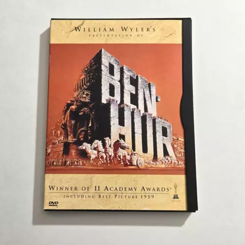 Ben Hur DVD 1959 WS Charleton Heston Jack Hawkins Haya Harareet BTS Doc
