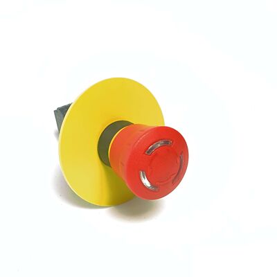 Siemens EMERGENCY STOP Mushroom Push Button Illuminated 22mm 3SU1001-1HB20-0AA0 -used-