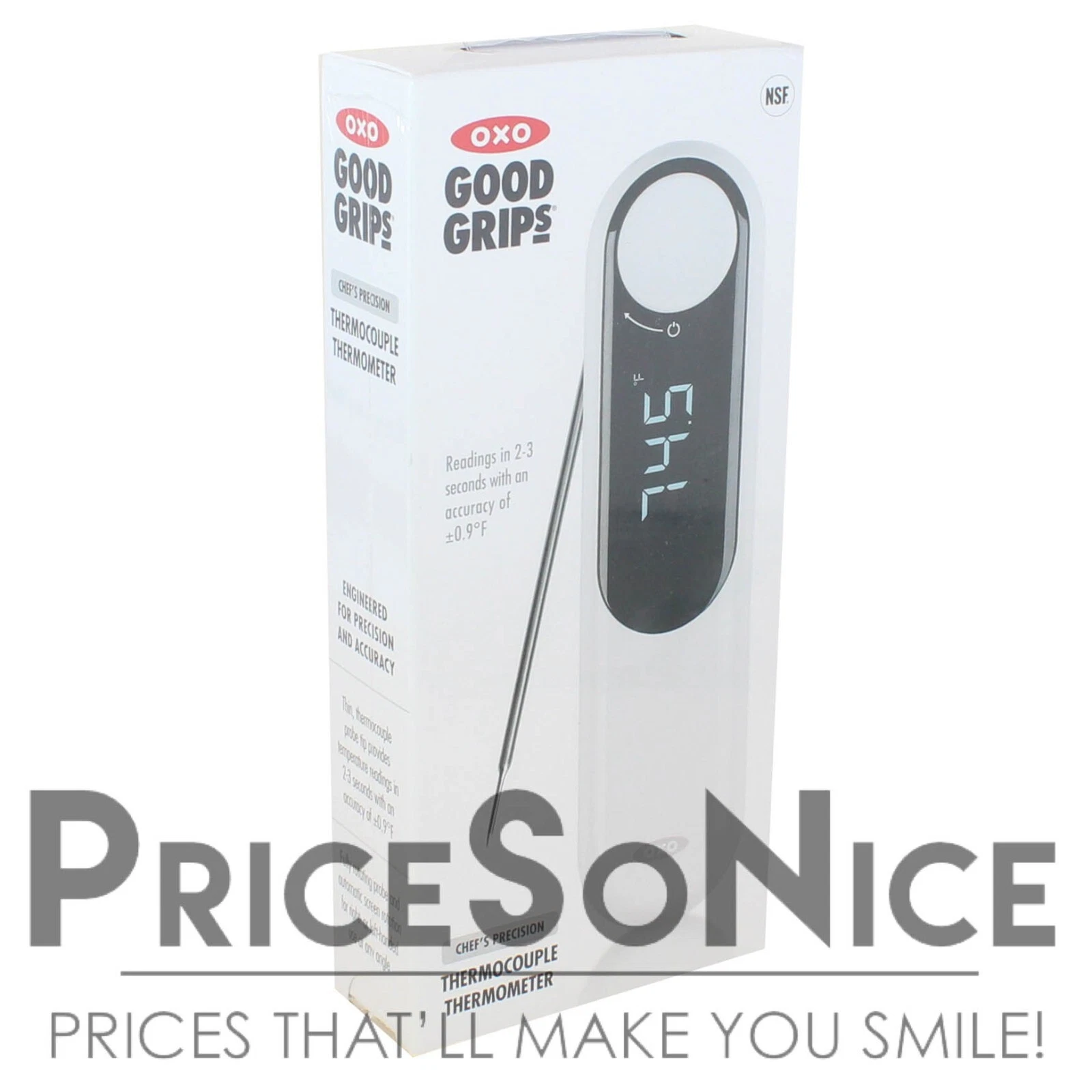 OXO Good Grips Chef's Precision Thermocouple Thermometer, New MSRP $121
Opens in a new window or tab