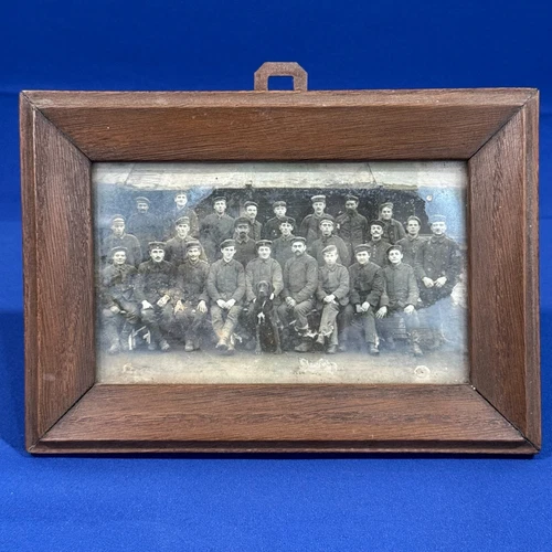 World War 1 German Military Group Photo in Original Frame