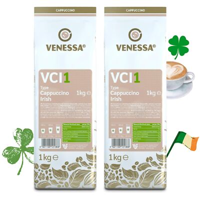 VENESSA Cappuccino Irish VCI1 Aromatisiertes Getränkepulver 1kg löslicher Kaffee