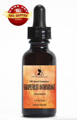 GRAPEFRUIT ANTIOXIDANT PRESERVATIVE NATURAL EXTRACT 1 OZ with GLASS DROPPER