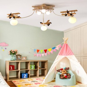 Details About Baby Room Fantasy Cartoon Ceiling Lamp Boy Bedroom Cute Airplane Lights Fixture