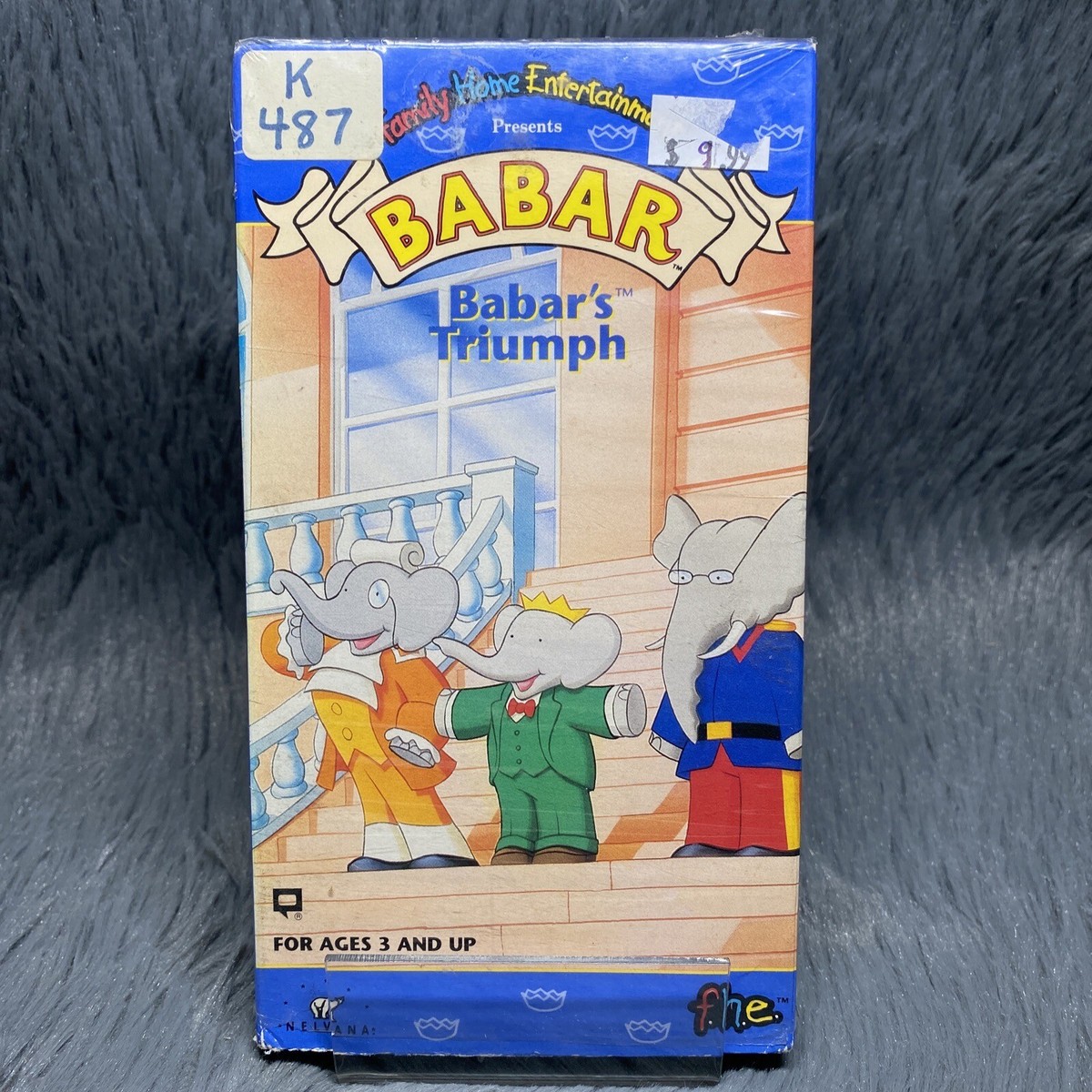 Babar VHS 1991 Babar's Triumph f.h.e. Family Home