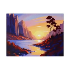 Matte Canvas, Stretched, 0.75"