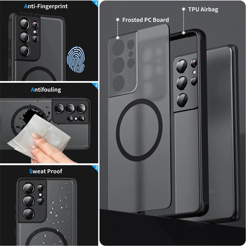 Magnet Hülle passend für Samsung Galaxy S24 S23 S22 S20 Ultra Magsafe - - Bild 6 von 24