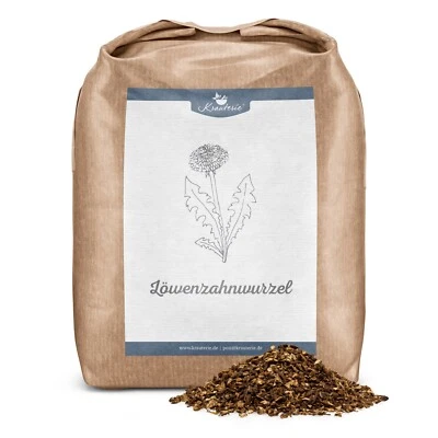 KRAUTERIE 500 g radice di tarassaco tagliata radice di tarassaco mangime complementare per cavalli