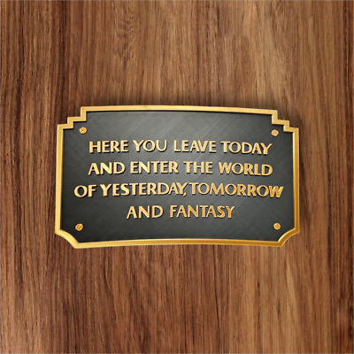 Disneyland ADVENTUEELAND 標識 プレート ディズニー Disneyland Sign Entrance Plaque | Disneyland Home Decor | Walt