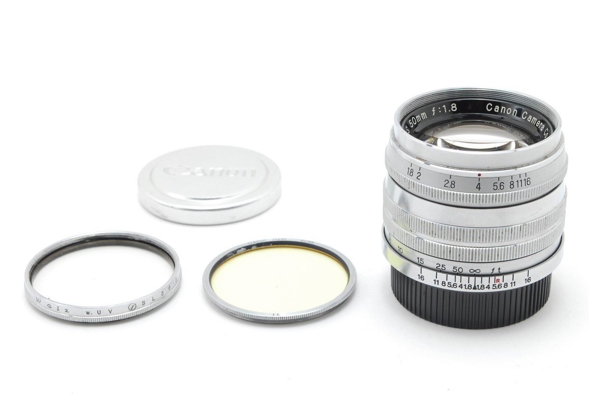 EXC+5】 Canon 50mm f/1.8 Lens LTM L39 Leica Screw Mount From