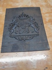 Ofenplatte Gußeisen mit Wappen des Königreich Bayern,Bayern Wappen
