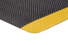1/8" Thick Ribbed Rubber Black Matting Remnants Different Size Choose Size.