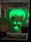 Funko Pop! One Piece Roronoa Zoro #327 Glow in the Dark.  Kody Exclusive