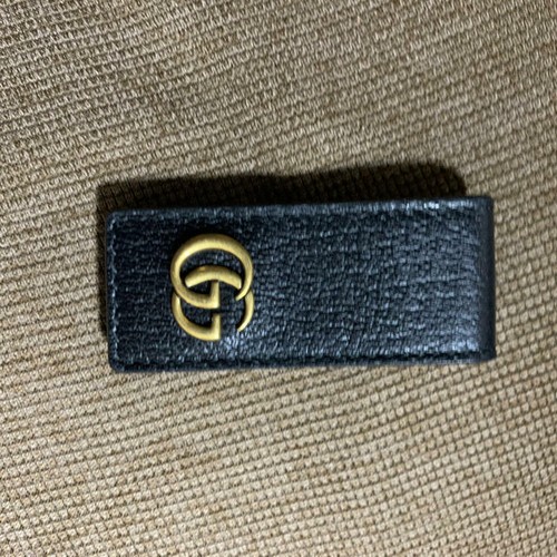 gg marmont leather money clip