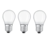 3Er Pack Osram Led Lampe Base Classic P 4W Warmweiss E27 4058075113022 Wie 40W