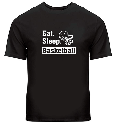 Basketball Sports Tee Graphic gift Outdoor Gaming T Shirt Motivational Eat Sleep - Bild 8 von 34