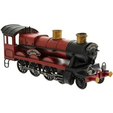 Red Locomotive Metal Tin Steam Train Model Vintage Transport - Vintage Train