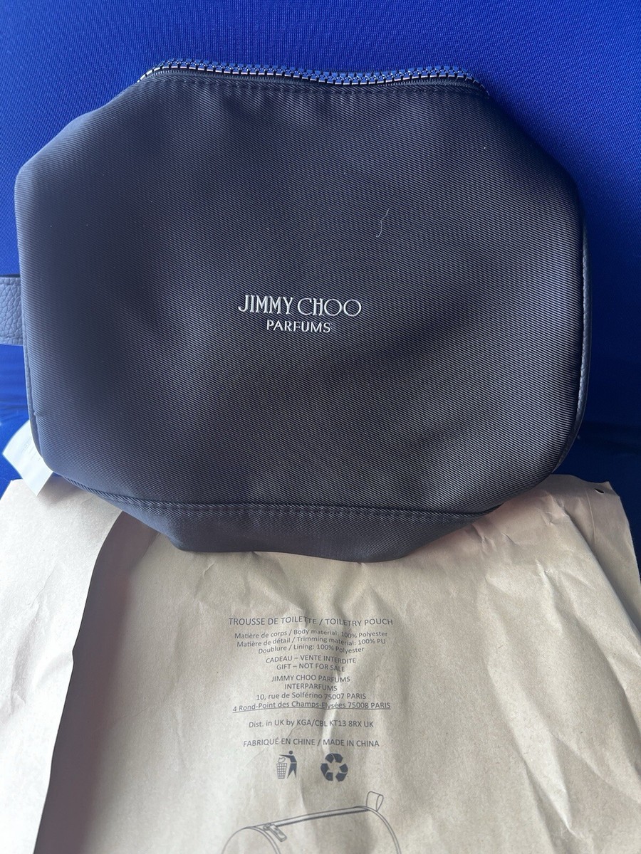 Jimmy Choo Parfums black pouch travel bag/toiletry | eBay