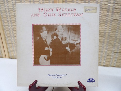 Wiley Walker Gene Sullivan Radio Favorites Volume 1 Old Homested Records - Picture 2 of 5