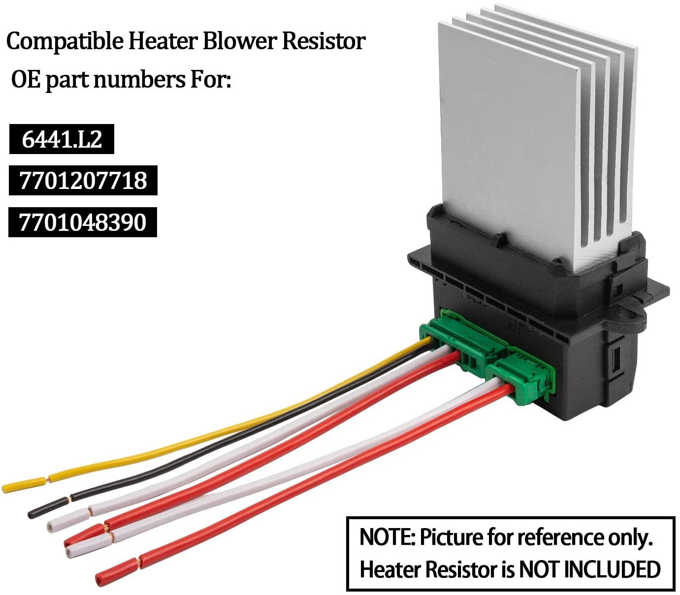 Résistance Chauffage Moteur Ventilateur Pour Peugeot Citroën Renault | 7701048390 7701207718