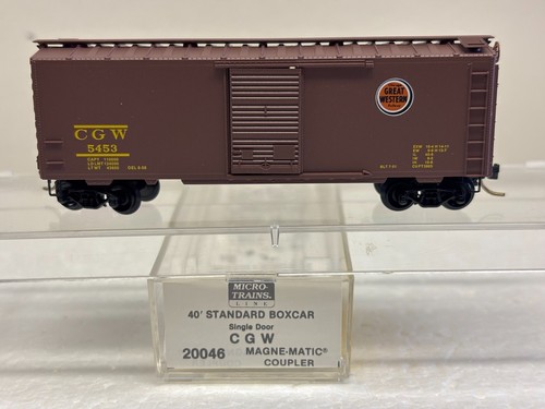 N Scale Micro Trains MTL 20046 Chicago Great Western CGW 5453 Box Car