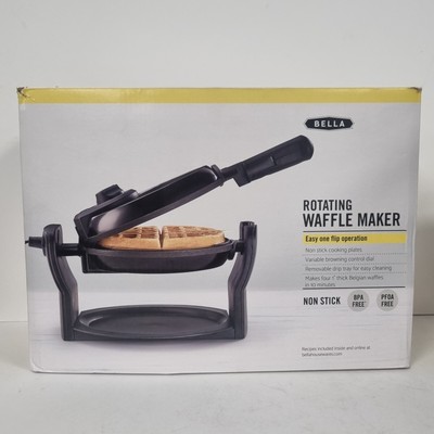 Bella rotierende Waffelmaschine (US-STECKER) antihaftbeschichtet, BPA-frei